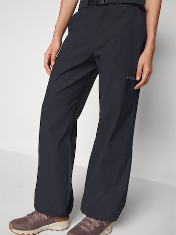 COLUMBIA Regularen Outdoor hlače 'Brea Falls™' | črna barva