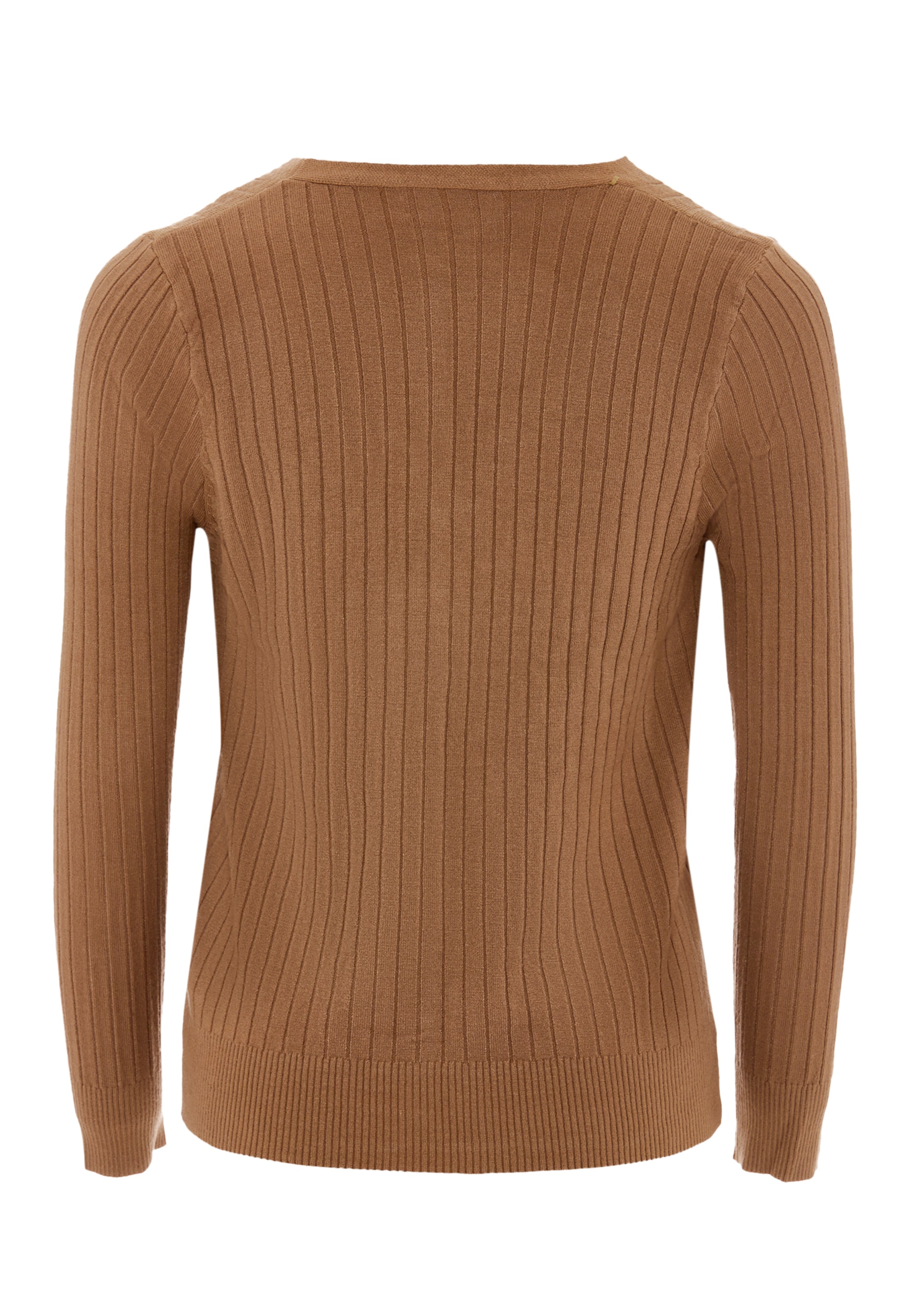 ZITHA - Casaco de malha em castanho