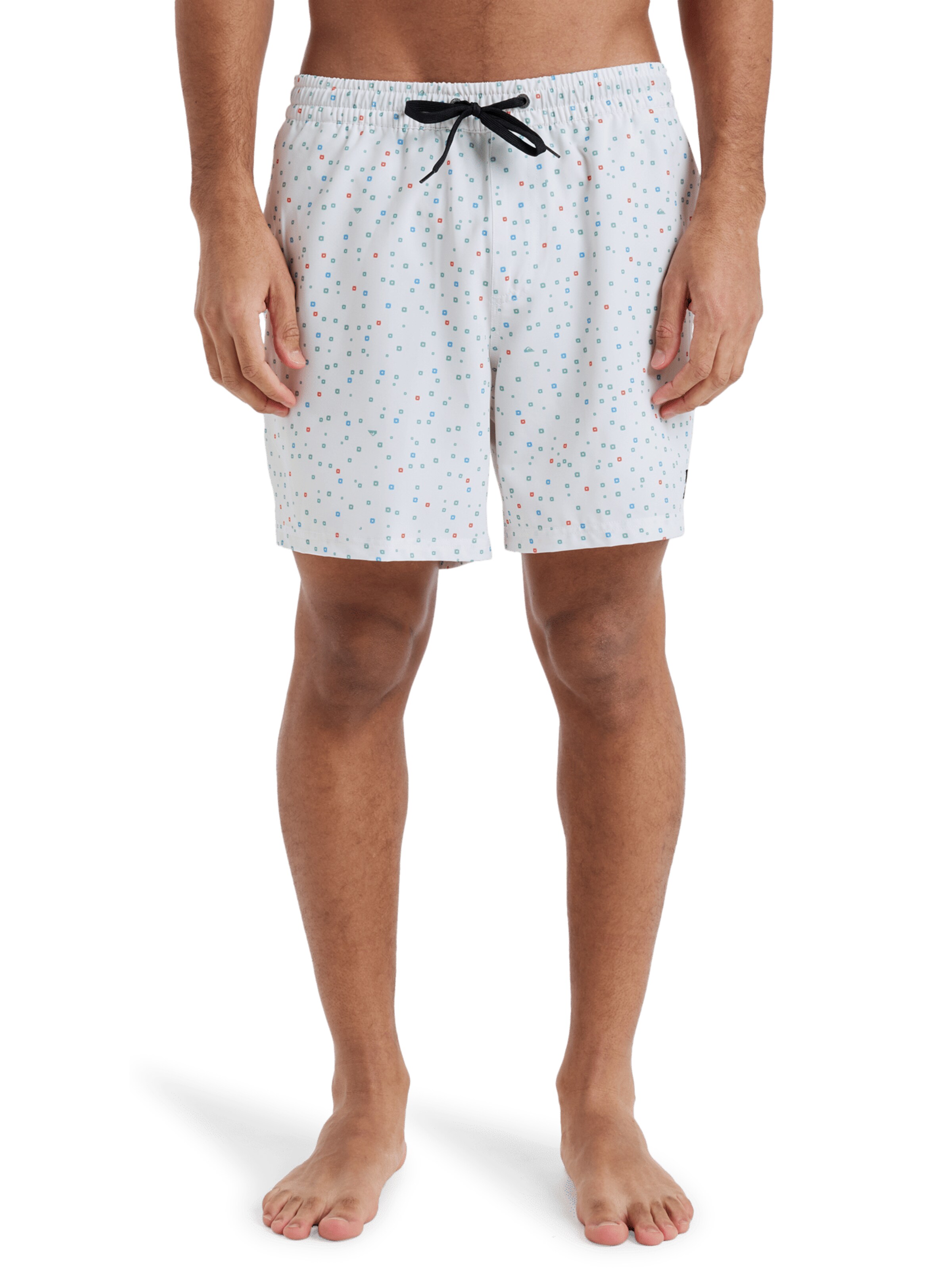 Shorts de bain 'Surfsilk Straight 16' QUIKSILVER en blanc : devant