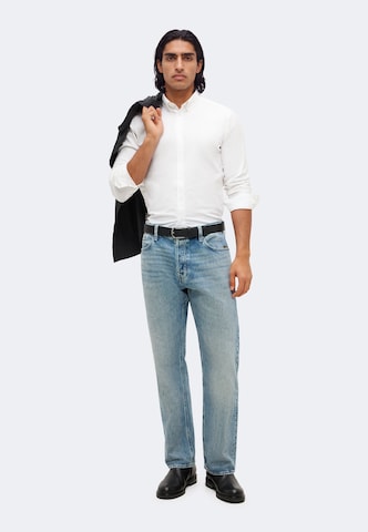 INDICODE JEANS - Ajuste regular Camisa 'Arkson' en blanco