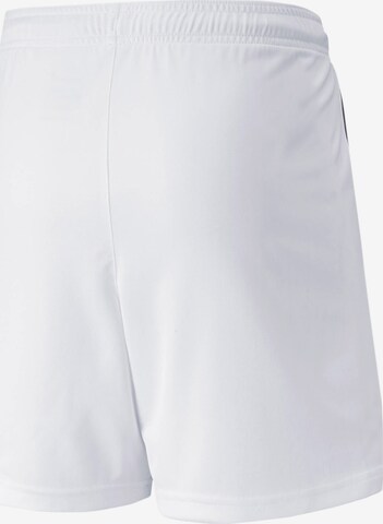 Regular Pantalon de sport 'TeamLiga' PUMA en blanc