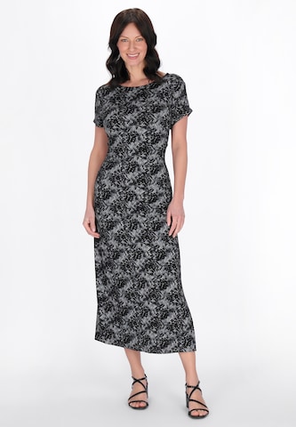 Usha - Vestido em preto: frente