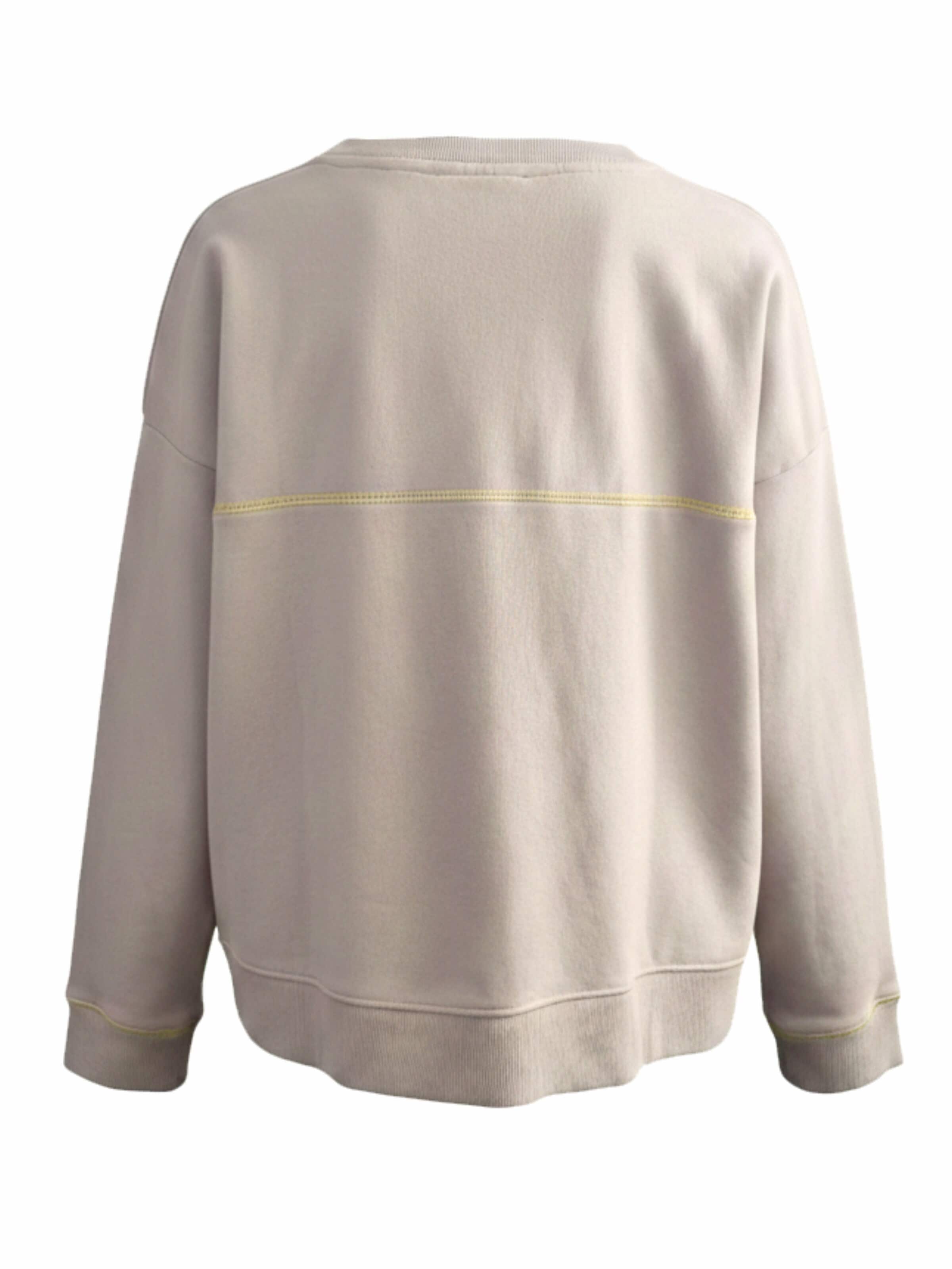 LIKS. Munich Sweatshirt 'Sweatpullover mit Stickerei Positiv Hearts - SelinaC' in Beige