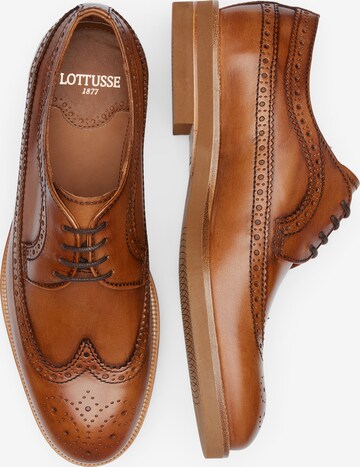 LOTTUSSE Lace-Up Shoes 'Niza' in Brown
