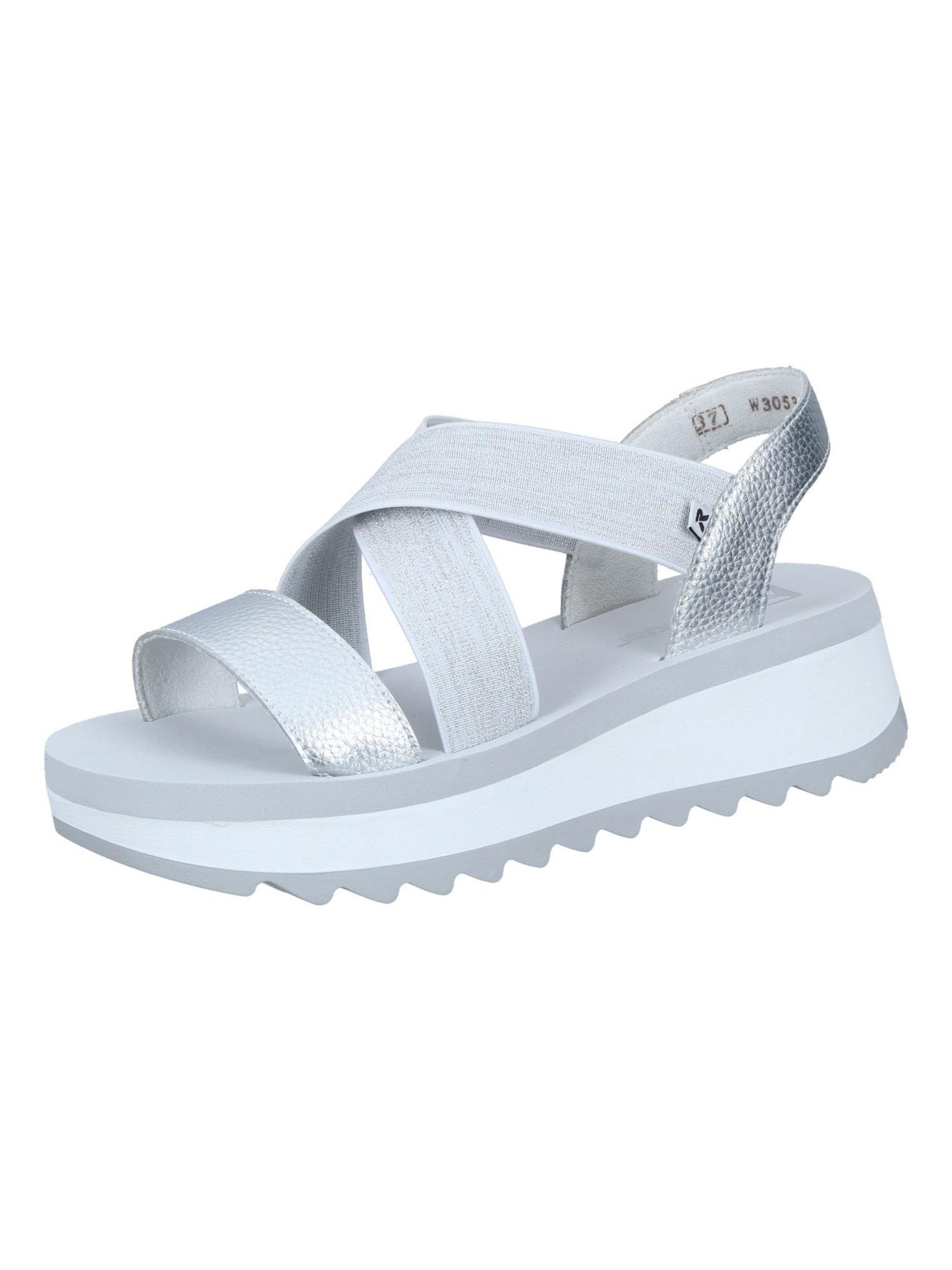 Rieker Sandale 'Sandaletten' in silber, Produktansicht