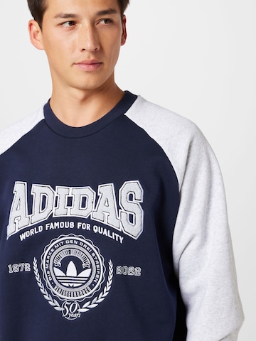 Sweat-shirt 'Varsity' ADIDAS ORIGINALS en bleu