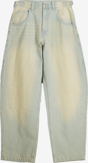 Bershka Jeans in blue denim / hellgelb, Produktansicht