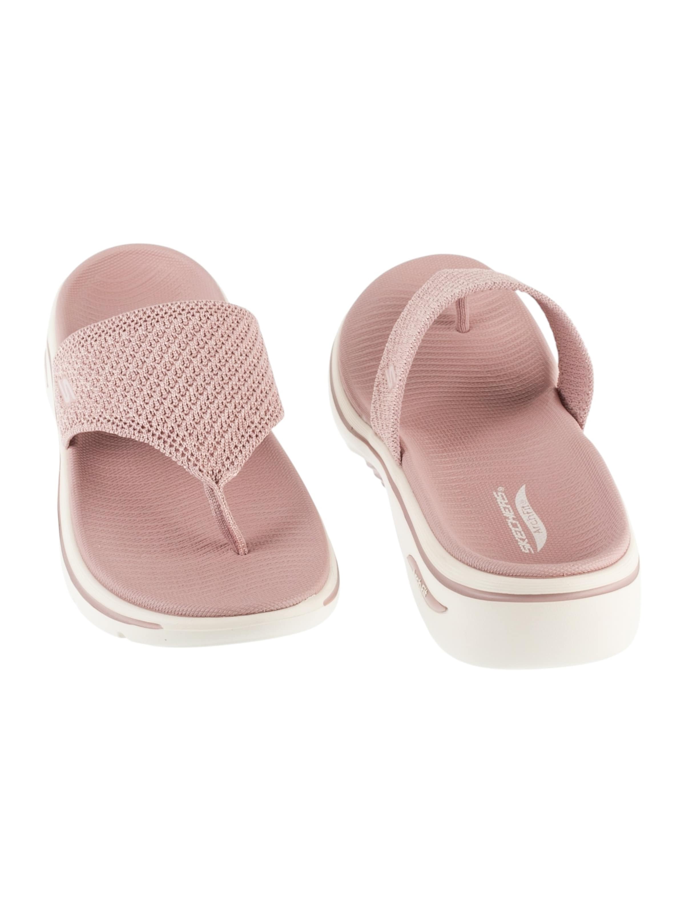 SKECHERS Teenslipper 'Skechers Go Walk Arch Fit 2.0 Sandal - Carrie' in Roze