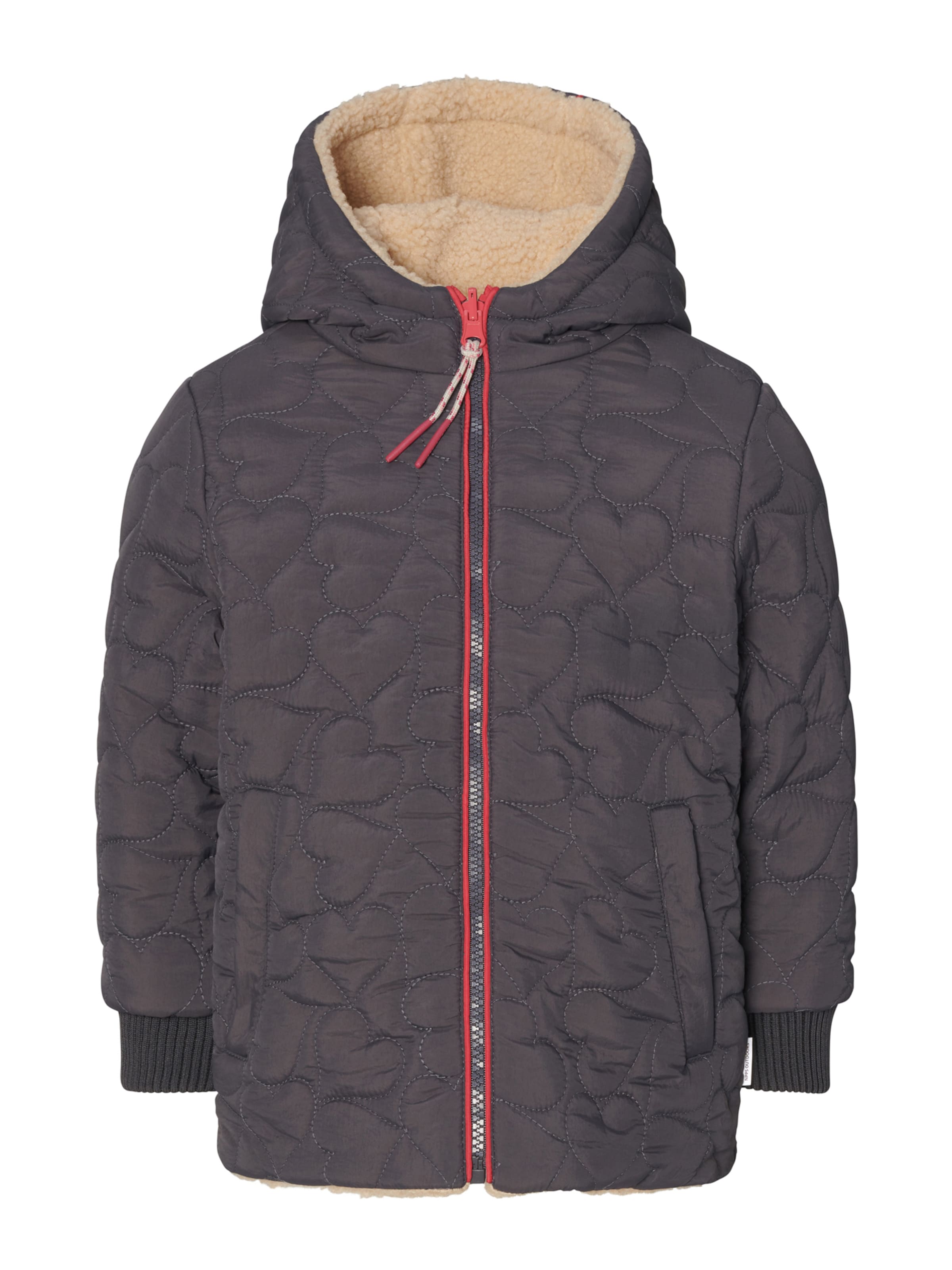 Noppies Kurtka zimowa 'Nisko' w kolorze szary: przód