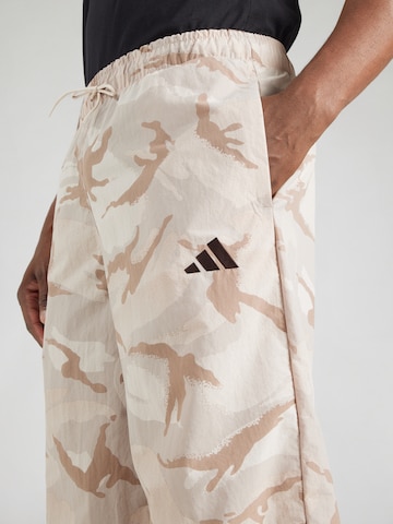 ADIDAS SPORTSWEAR Normální Kalhoty 'M CAMO PARA PT' – bílá