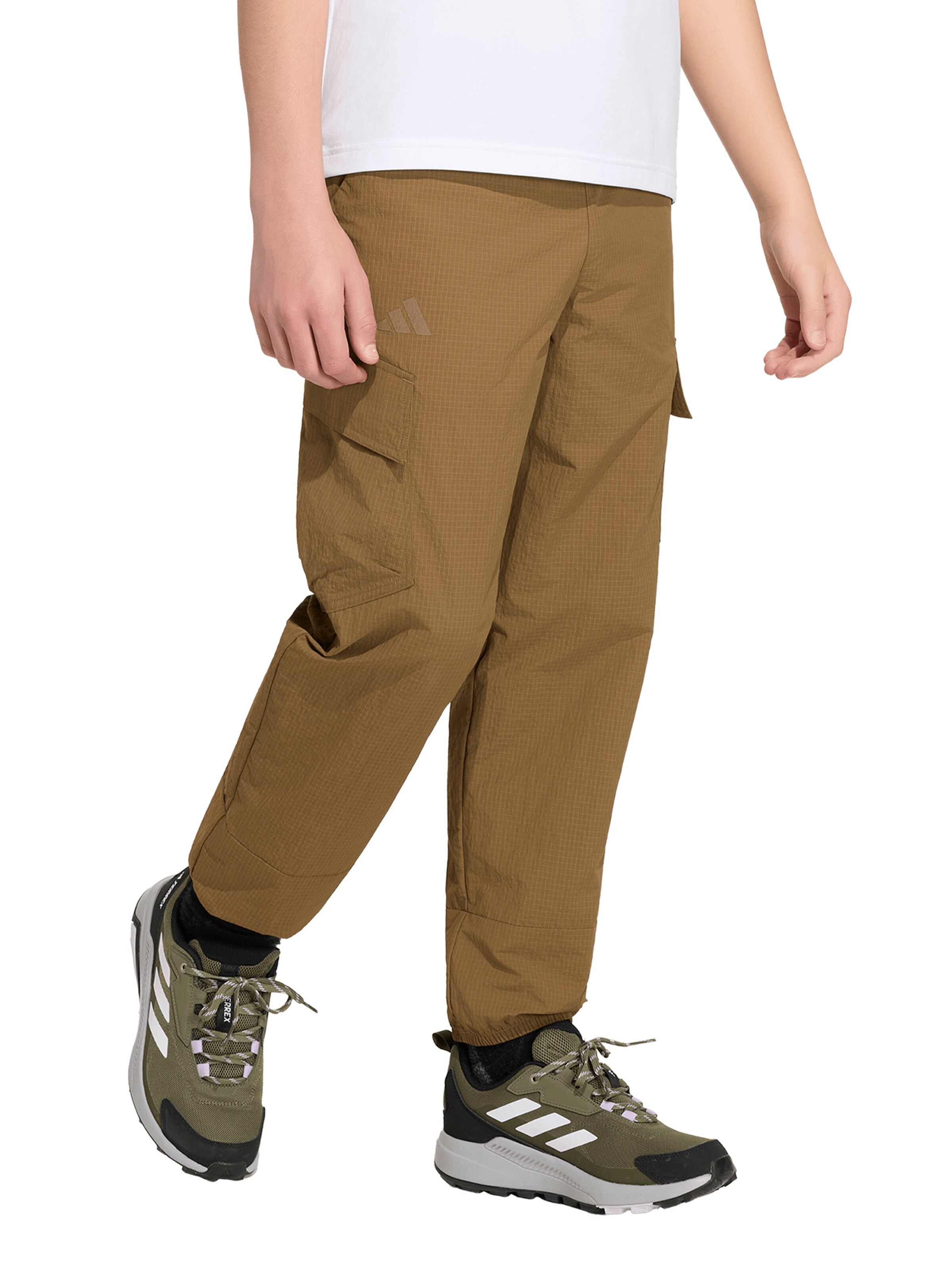 Effilé Pantalon d'extérieur 'Xploric' ADIDAS TERREX en marron : devant