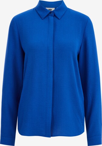 WE Fashion Blouse in Blauw: voorkant