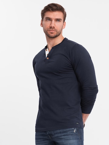 Ombre Shirt 'OM-LSCL-0107' in Blue