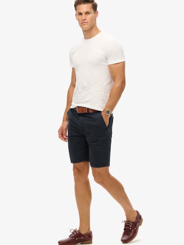 Superdry Regular Chino Pants in Blue