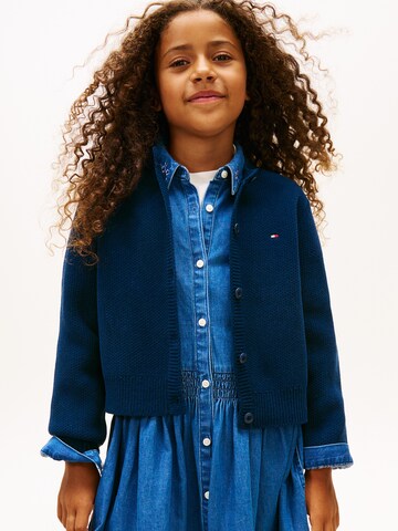 TOMMY HILFIGER Πλεκτή ζακέτα 'CHENILLE' σε μπλε: μπροστά