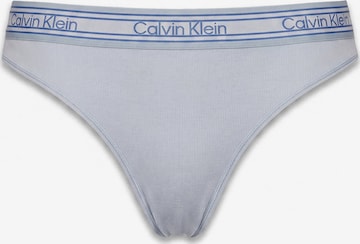 Calvin Klein String in Blauw: voorkant