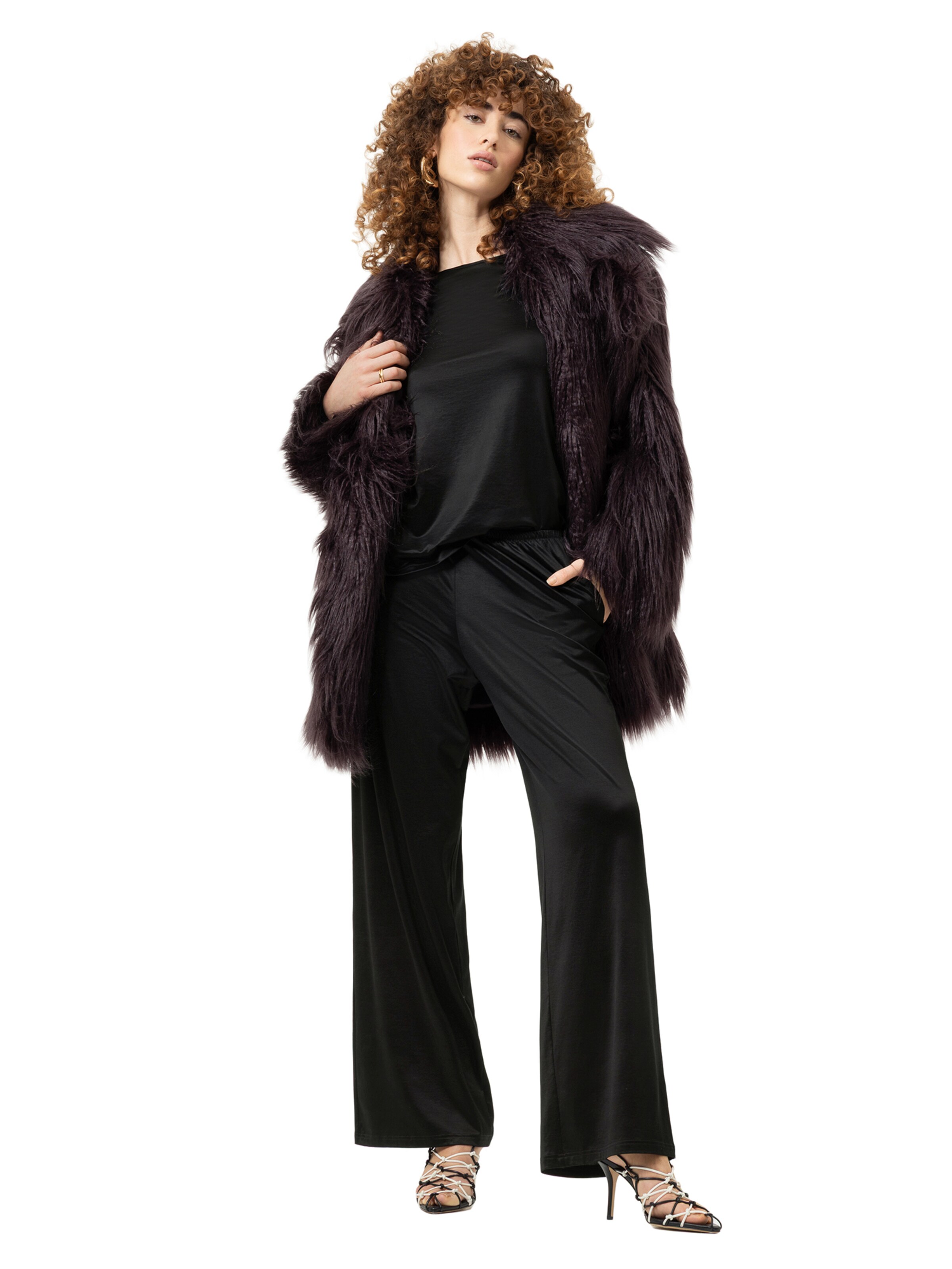 Mey Regular Broek ' Serie Pure Shine ' in Zwart
