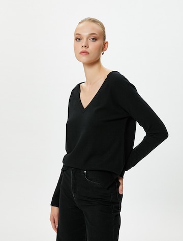 Koton Pullover in Schwarz