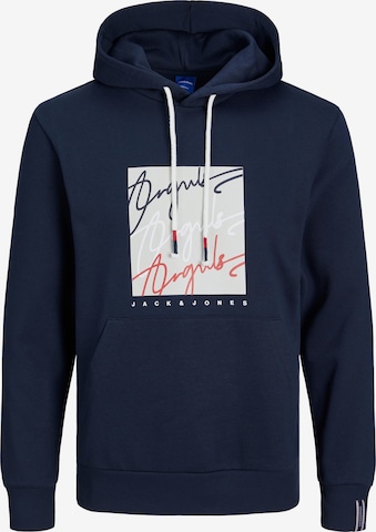 JACK & JONES Sweatshirt 'Josh' i blå: framsida