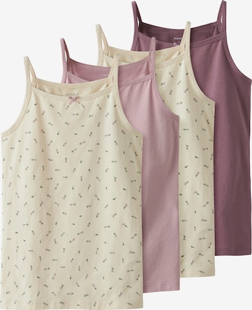 NAME IT - Camiseta térmica en beige: frente