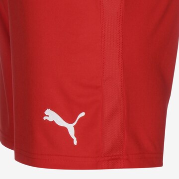 PUMA Loosefit Trainingsshort 'TeamGoal 23 Knit' in Rot