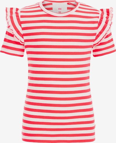 Maglietta WE Fashion di colore rosso chiaro / bianco, Visualizzazione prodotti