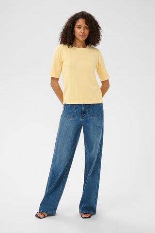 Kaffe Sweter 'KAlizza' w kolorze żółty