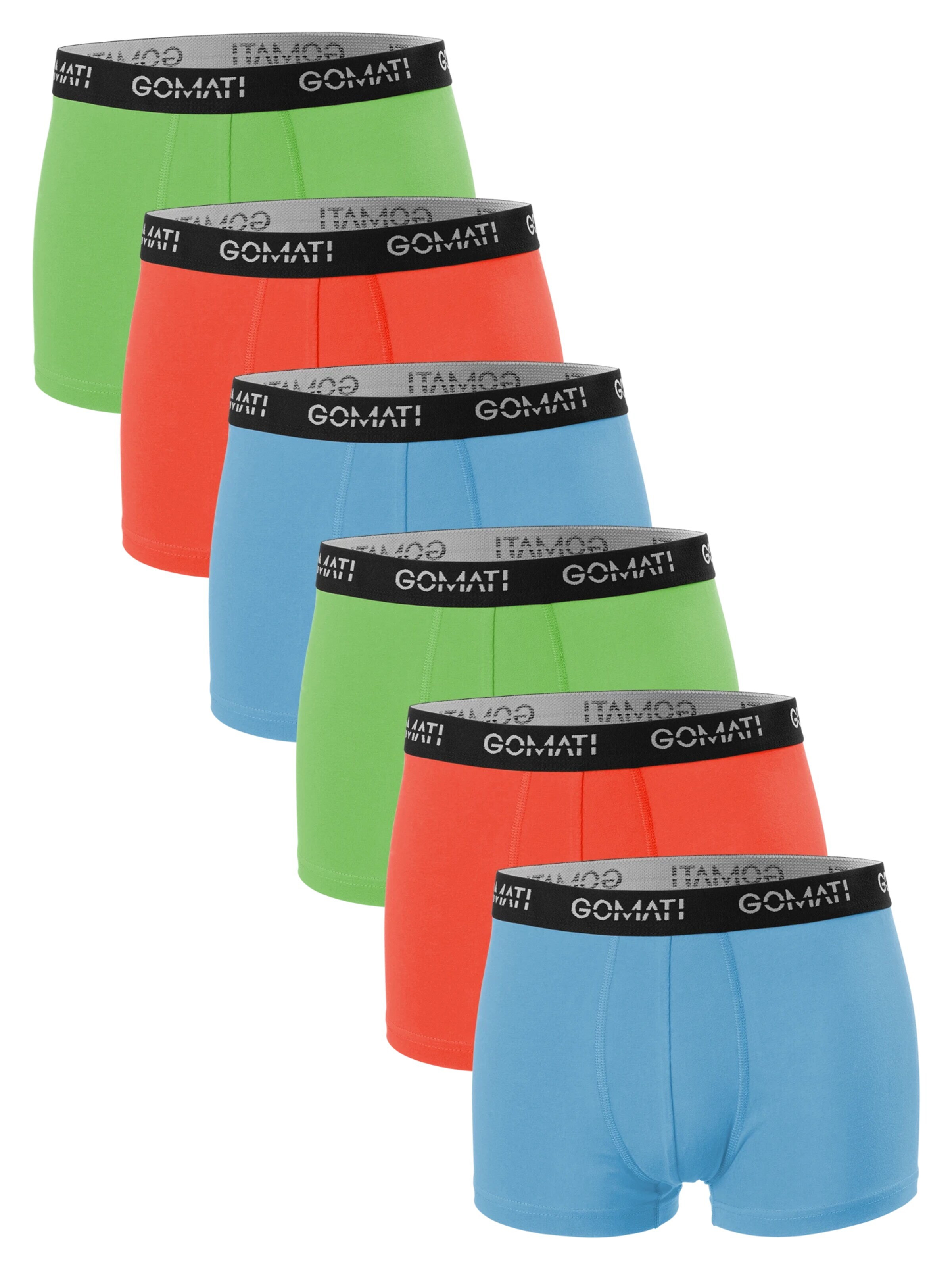 Gomati Boxer shorts 'Cotton Comfort' in Orange: front