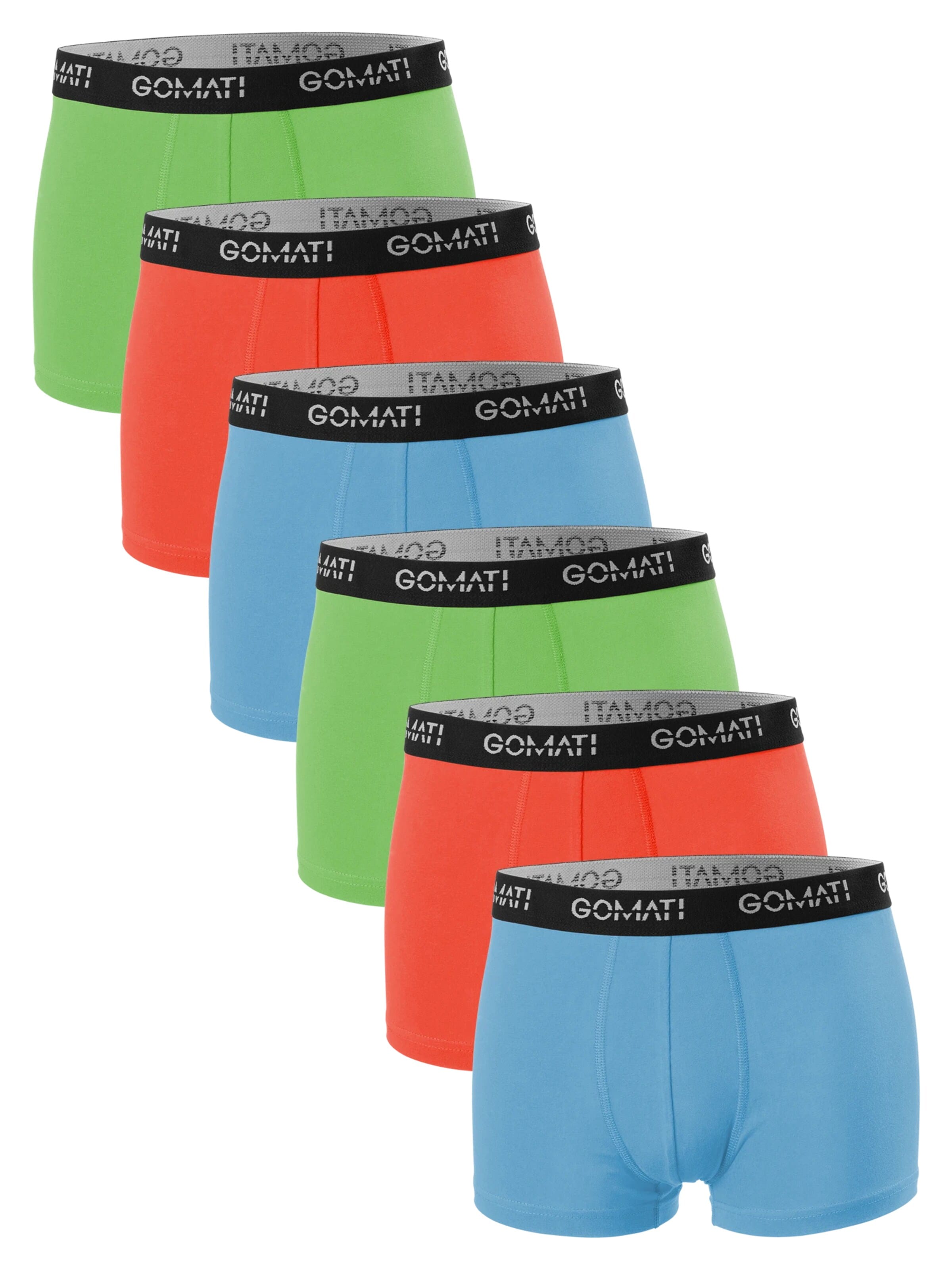 Gomati Boxer shorts 'Cotton Comfort' in Orange: front