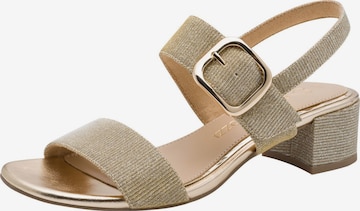 Sandales MARCO TOZZI en beige : devant