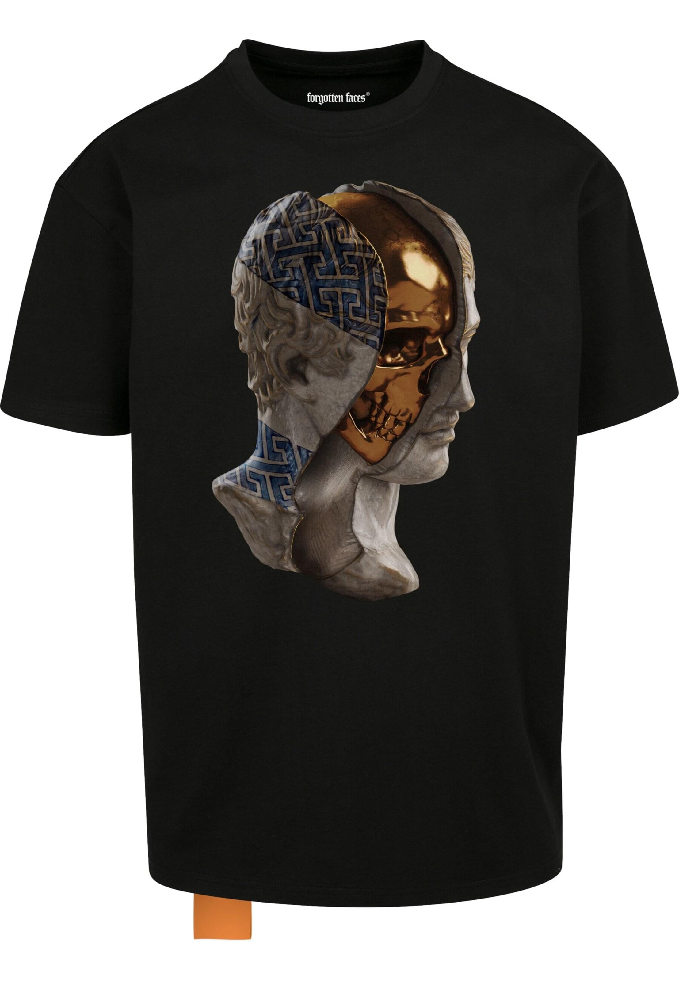 Forgotten Faces Shirt 'Irezumi V2' in Zwart: voorkant