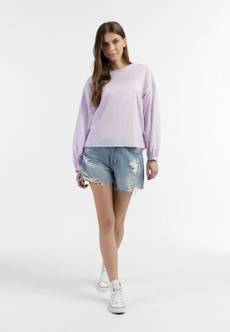 DreiMaster Vintage - Blusa 'Abrel' em roxo