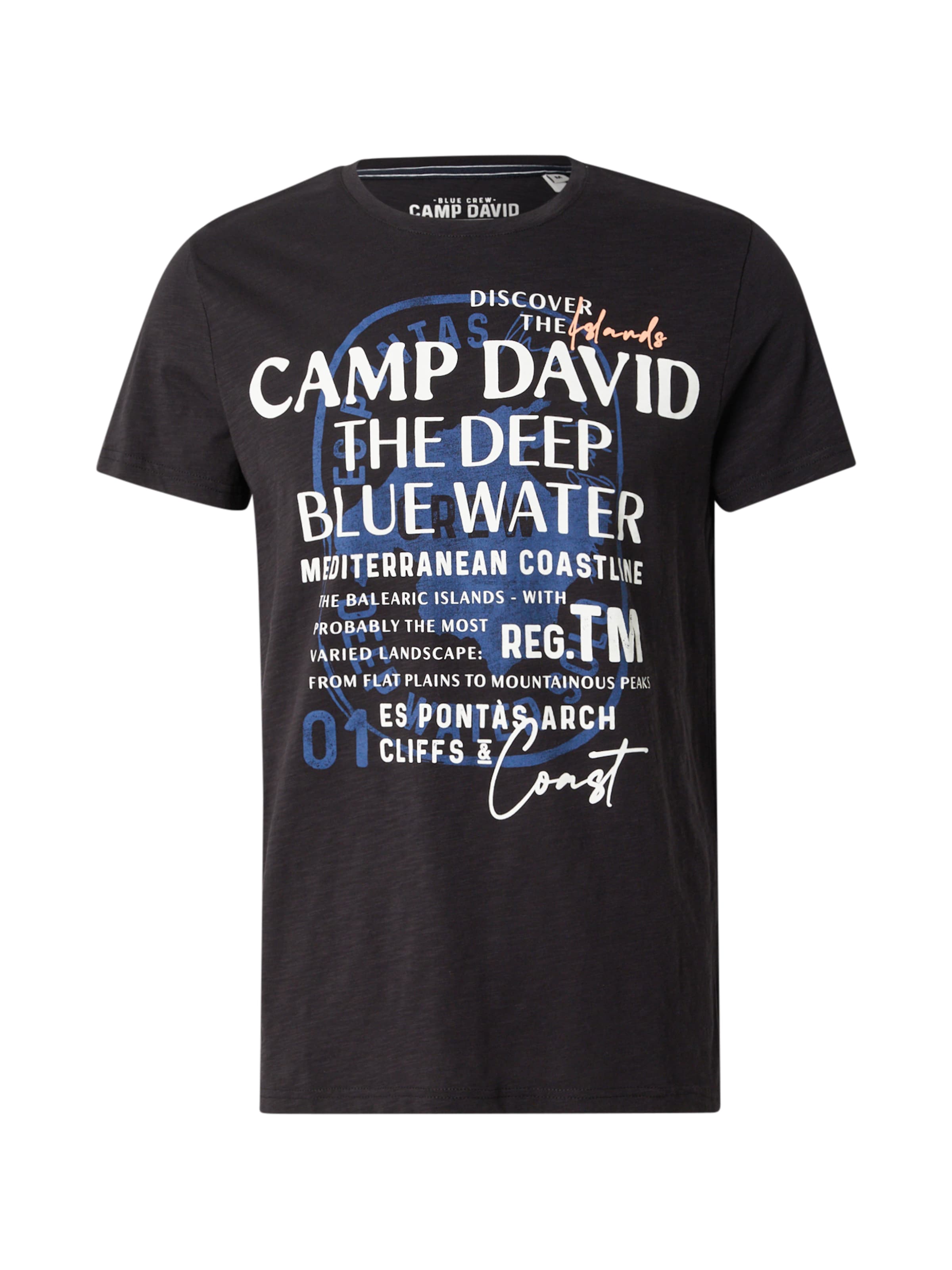 CAMP DAVID Bluser & t-shirts i sort: forside