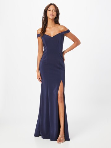 mascara Evening dress in Blue: front