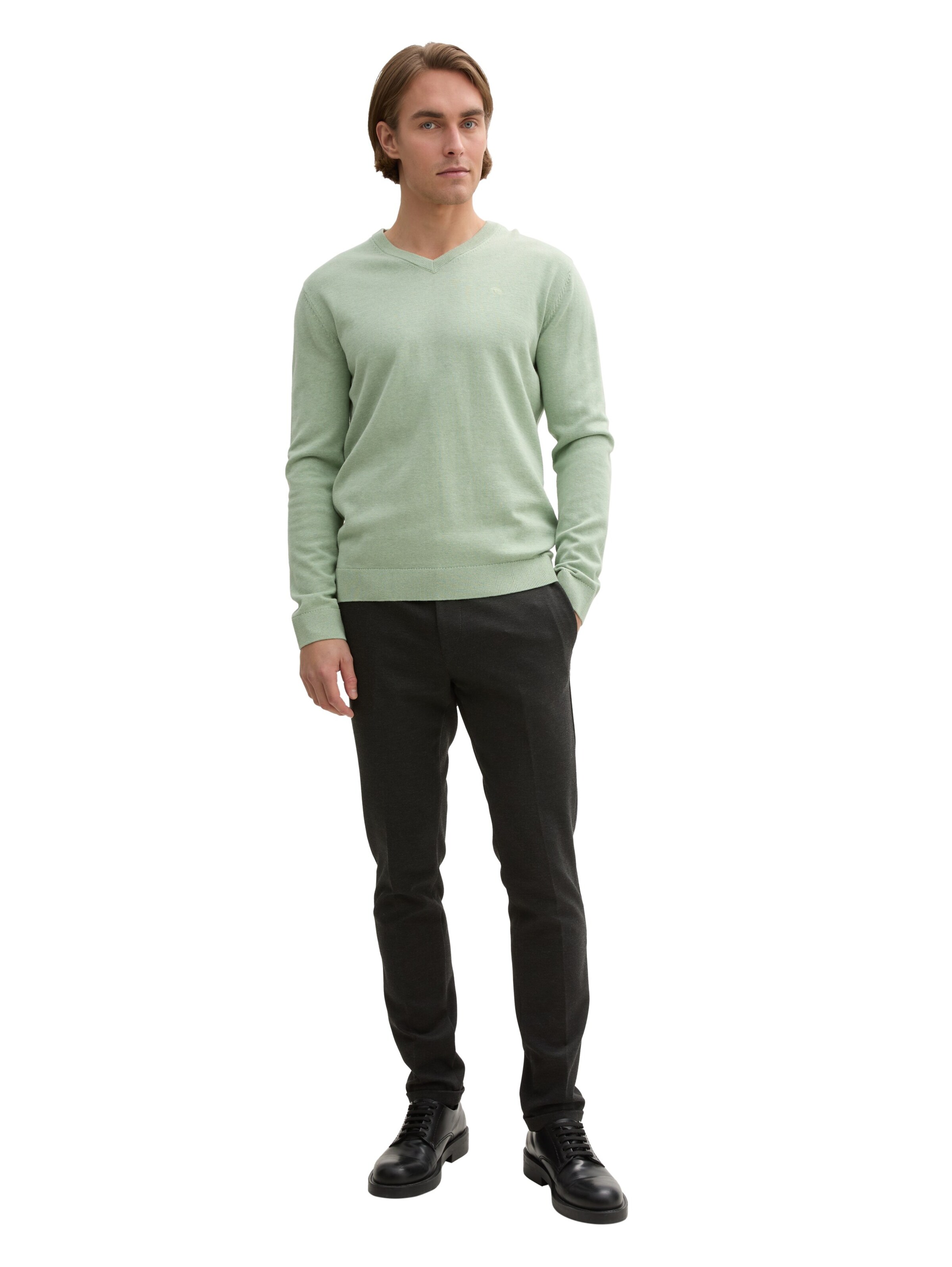 TOM TAILOR Sweater in Green