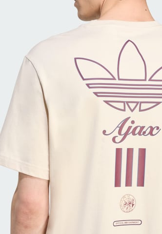 ADIDAS ORIGINALS Shirt 'Ajax Amsterdam Terrace Icons' in Beige
