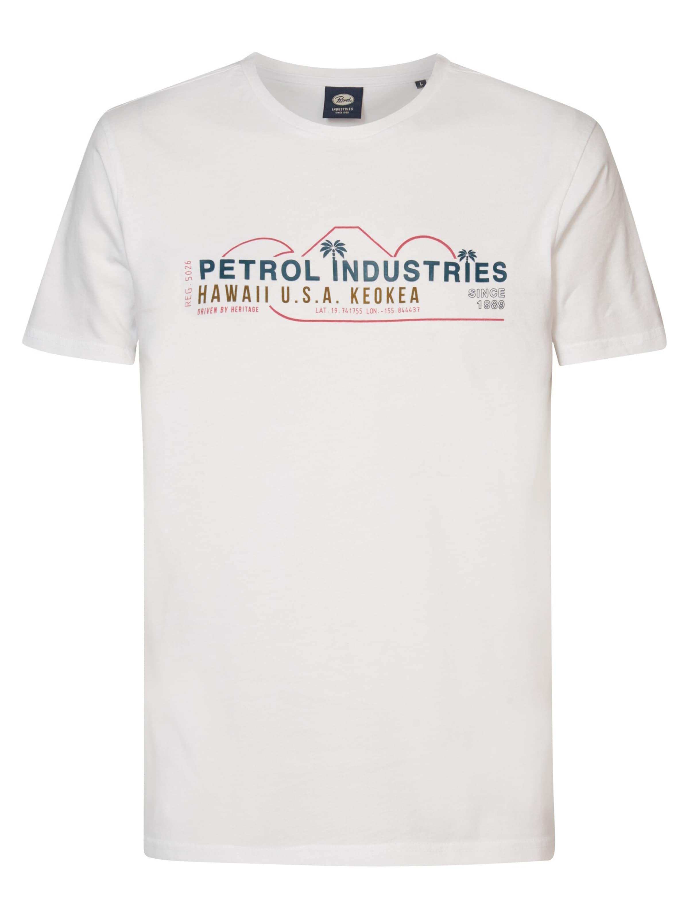 Petrol Industries Shirt in Wit: voorkant