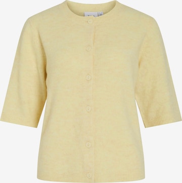 VILA Strickjacke 'VILIGA' in Gelb: Vorderseite