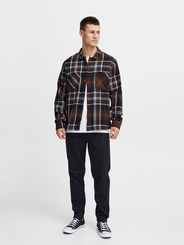 BLEND Regular Fit Hemd 'Shacket' in Schwarz