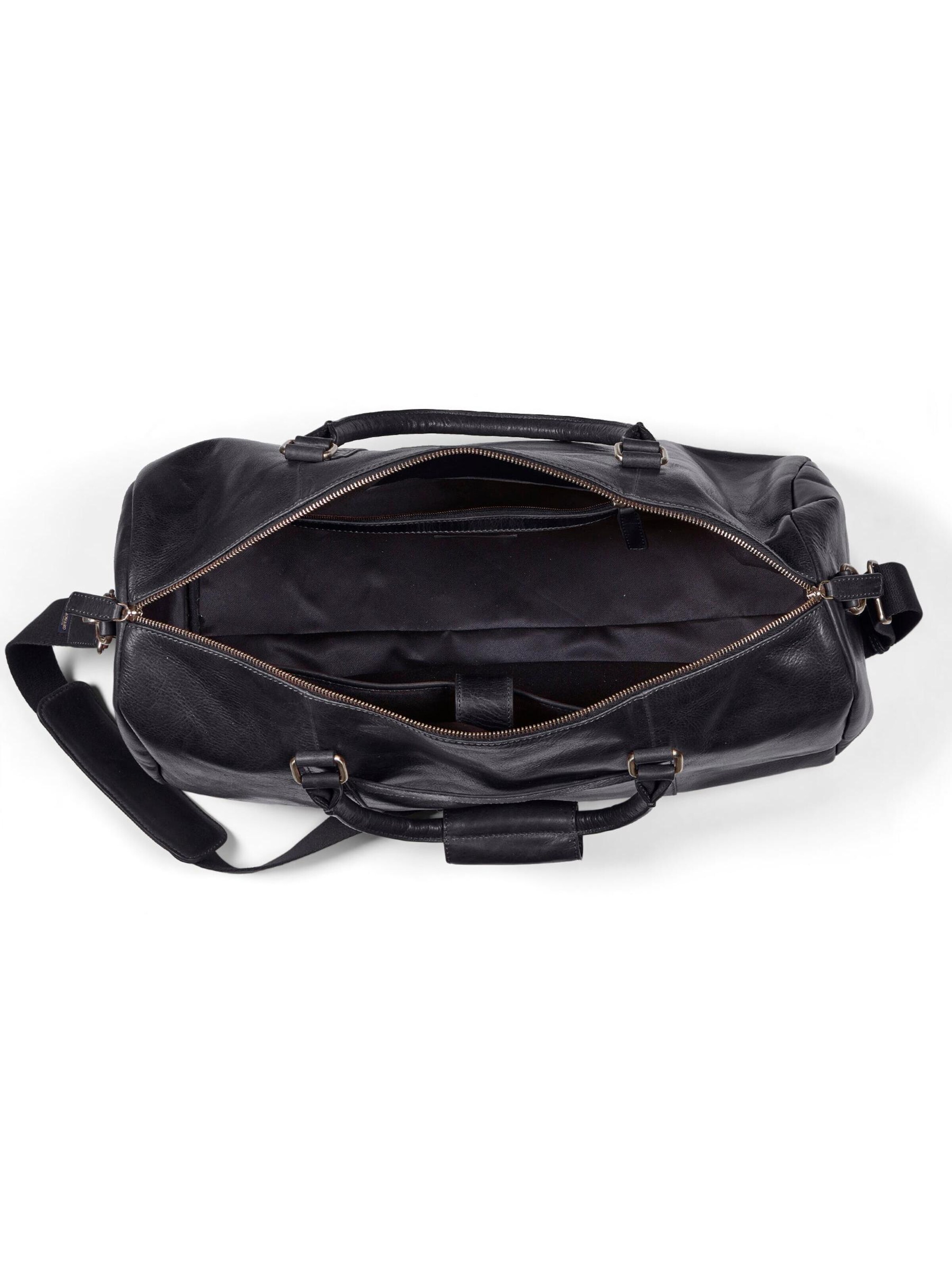 Howard London Weekendtas 'Weekend Bag Hunter Black' in Zwart