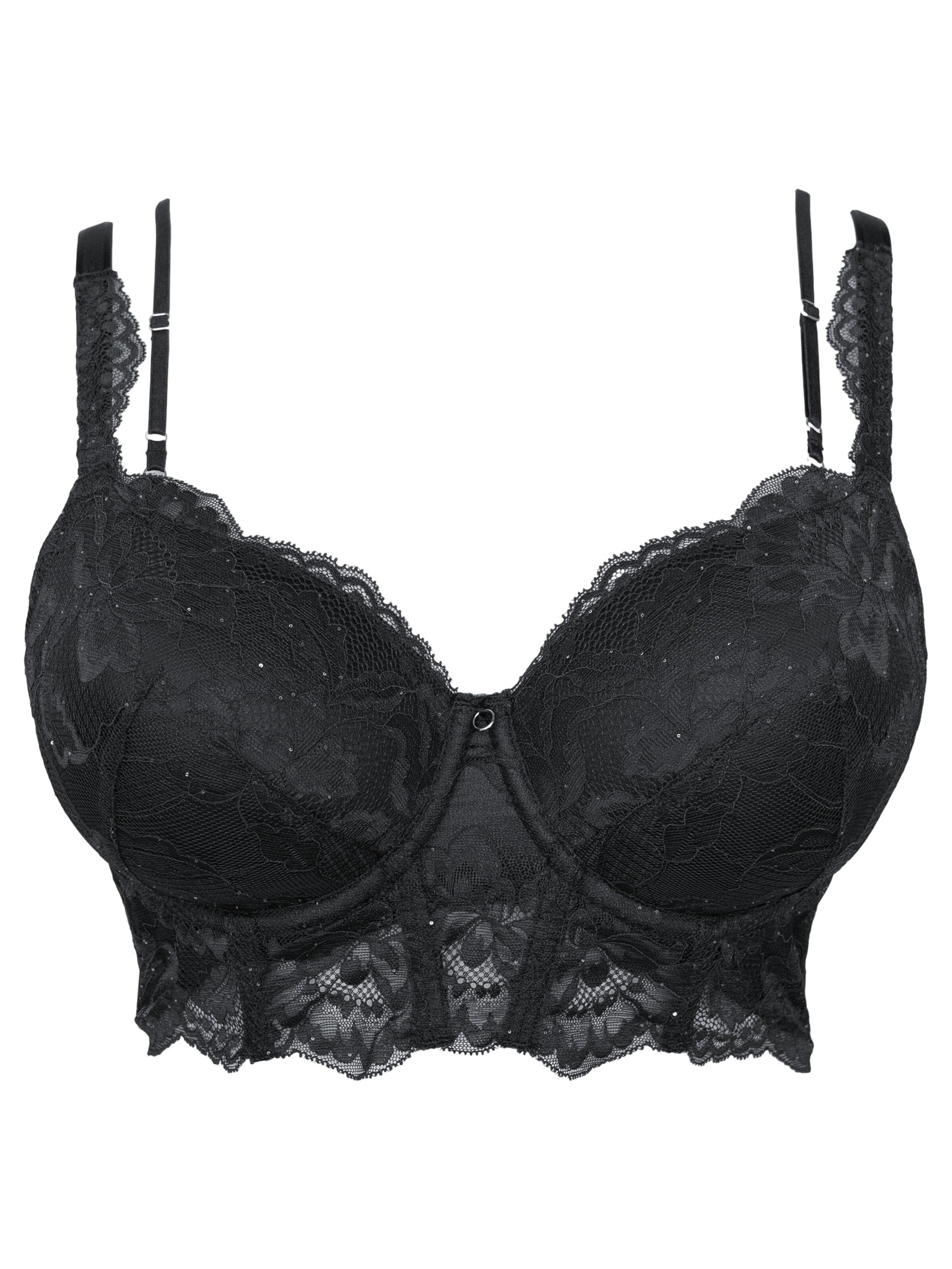 SugarShape Podprsenka – černá: přední strana