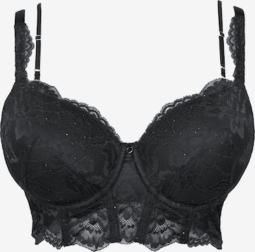 SugarShape Biustonosz w kolorze czarny: przód