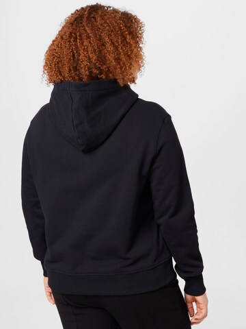 Calvin Klein Jeans Curve Zip-Up Hoodie in Black