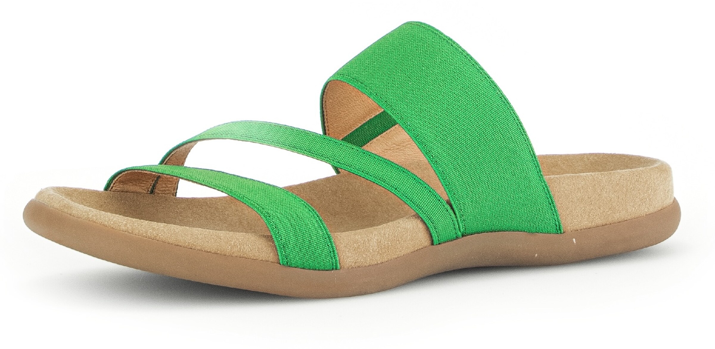 GABOR Mules in Green: front