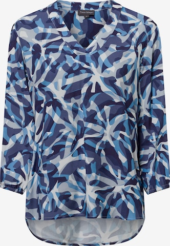 Franco Callegari Bluse ' Lola ' in Blau: Vorderseite