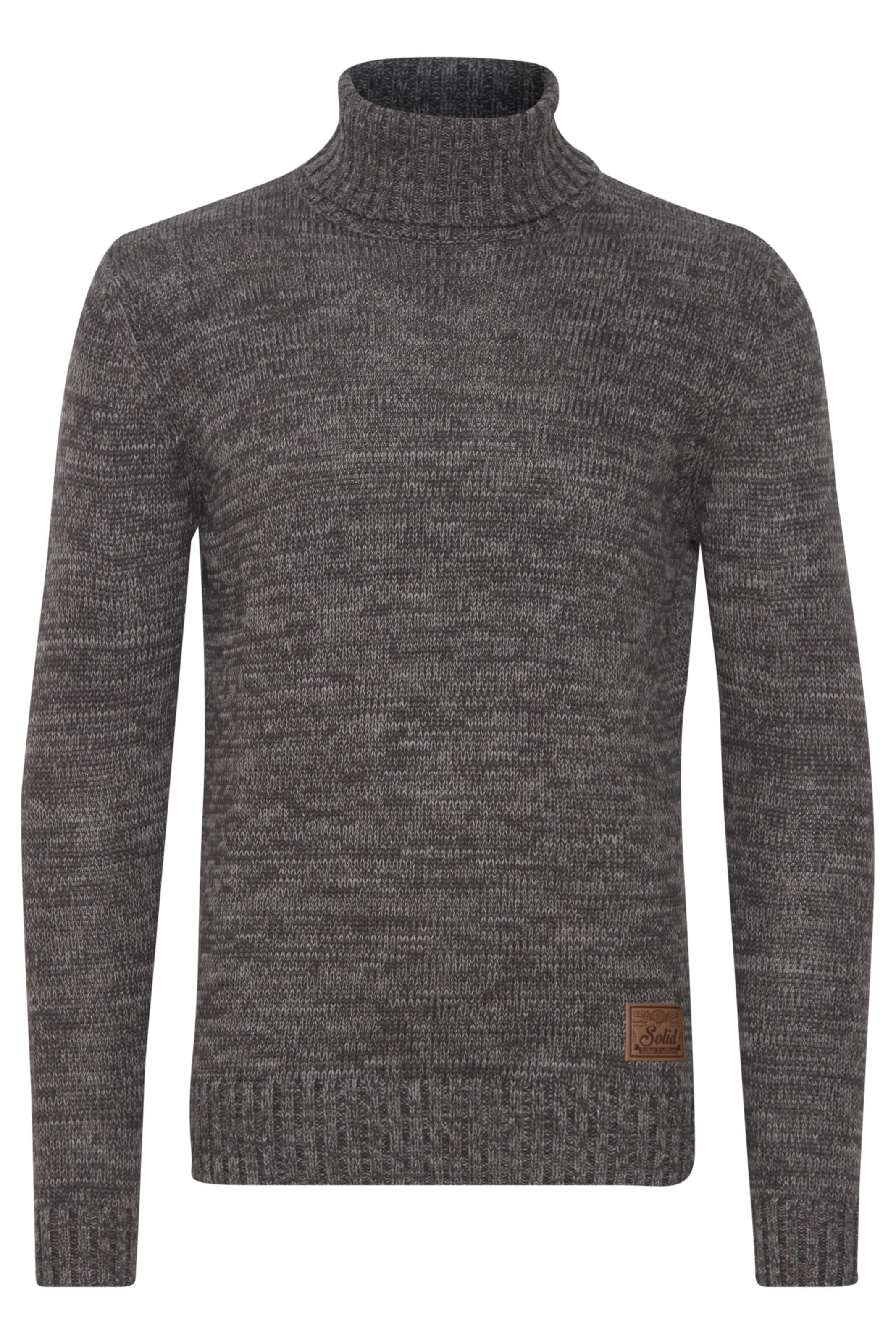 !Solid Pullover 'Philaremo' in Grau: Vorderseite