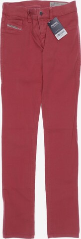 DIESEL Jeans 26 in Rot: predná strana