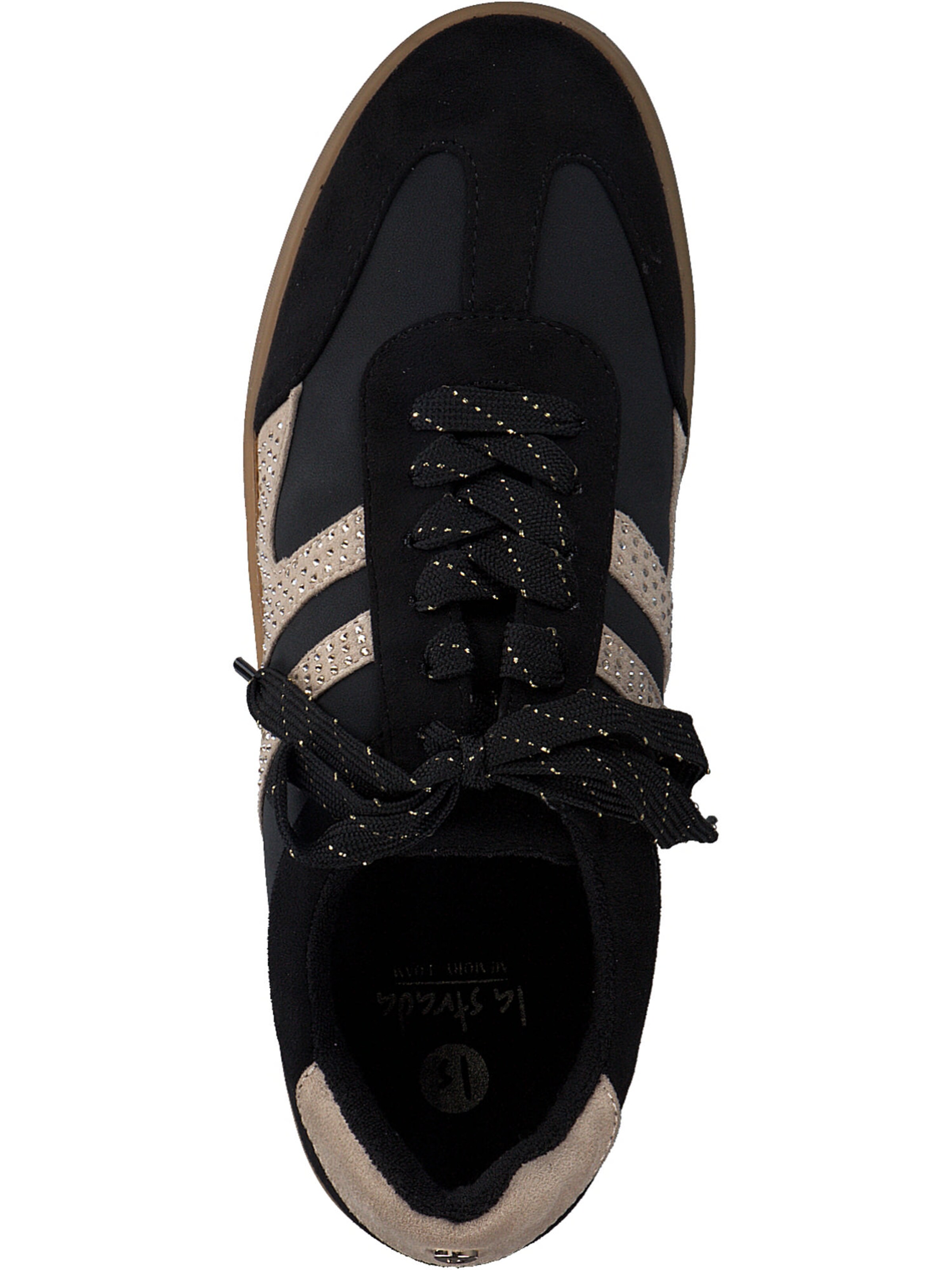LA STRADA Platform trainers in Black