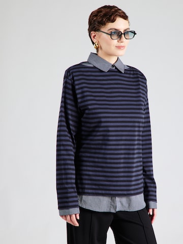 MADS NORGAARD COPENHAGEN Paita 'Single Silke' värissä sininen: etupuoli