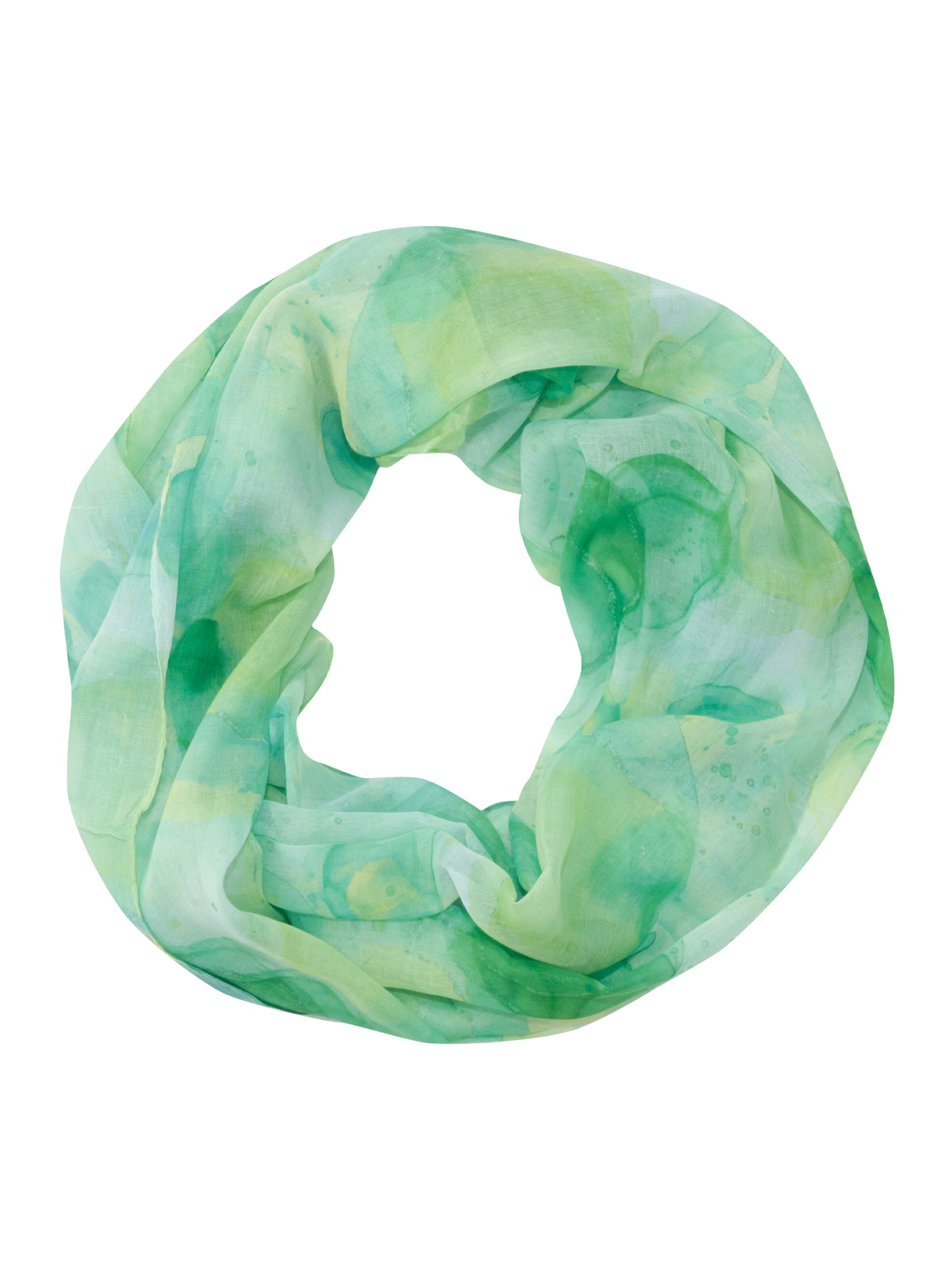 Seasons of April Tunnelsjaal 'Lissy' in Groen: voorkant